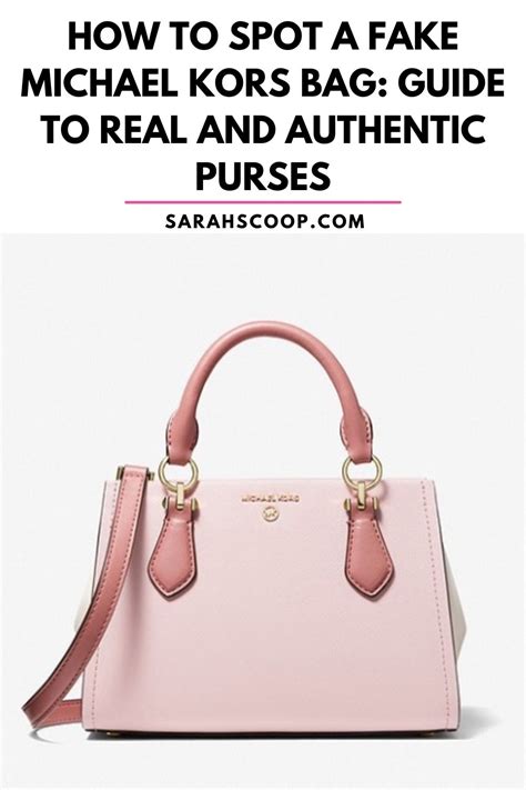 michael kors fake bag how to tell|authenticate michael kors bag.